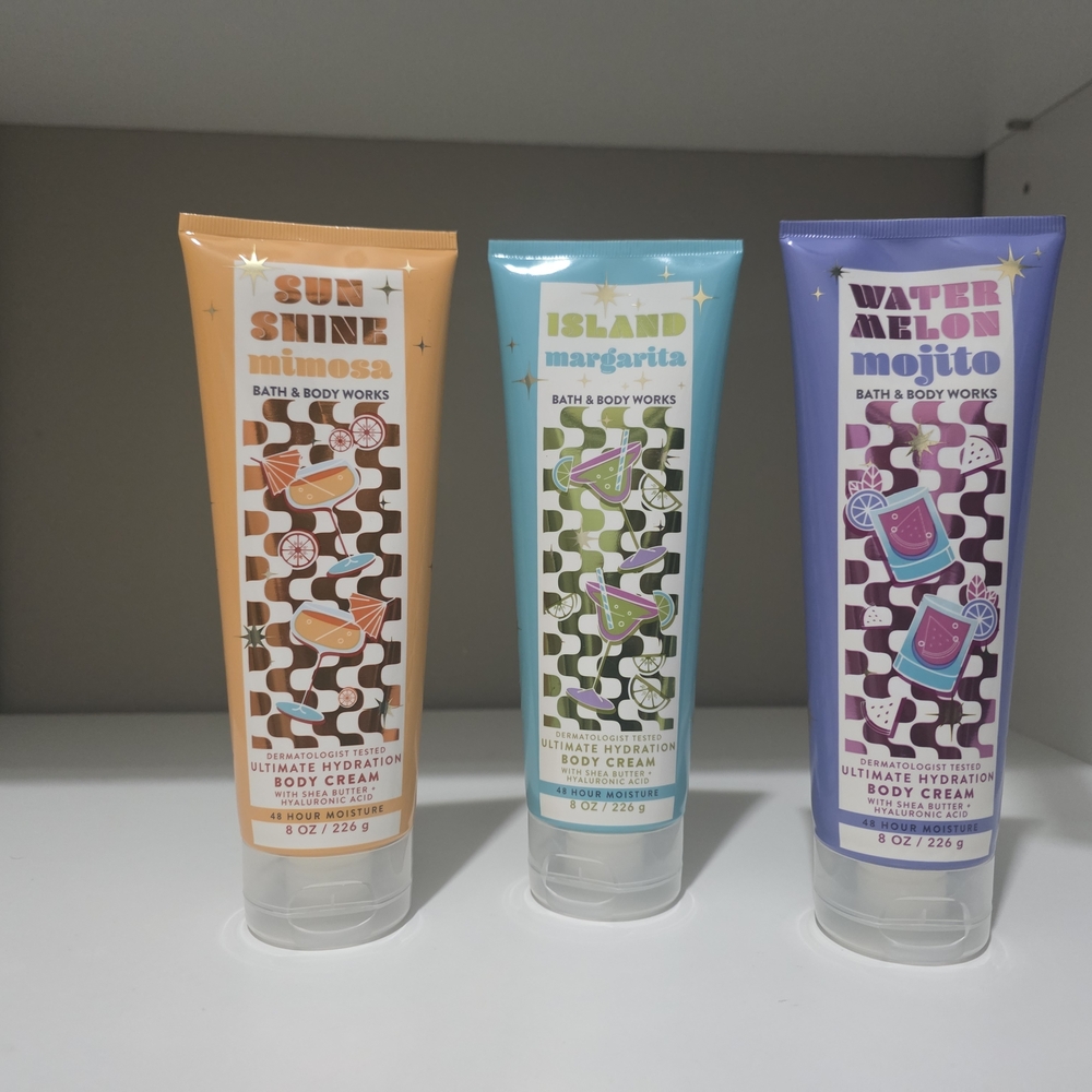 Bath & Body Works - Sunshine Mimosa, Island Margarita, Watermelon Mojito